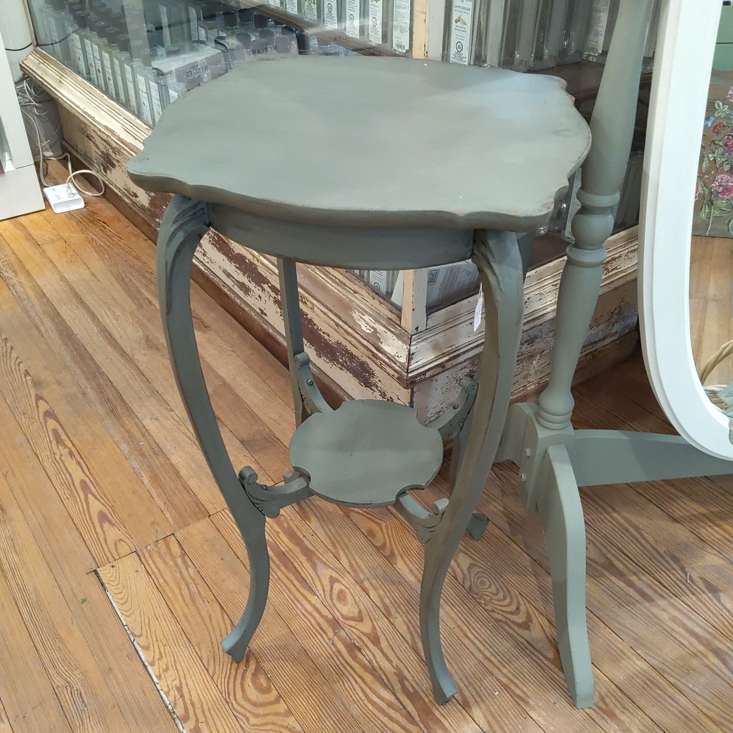 Green End Table