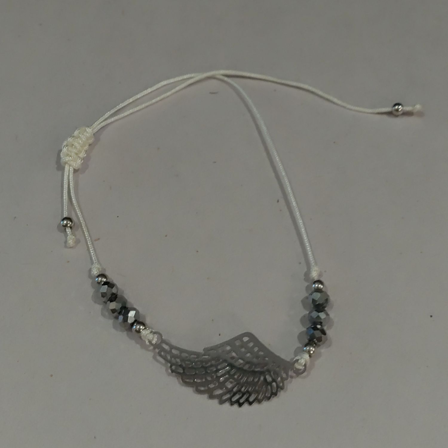 Angel Wing Bead Bracelet 