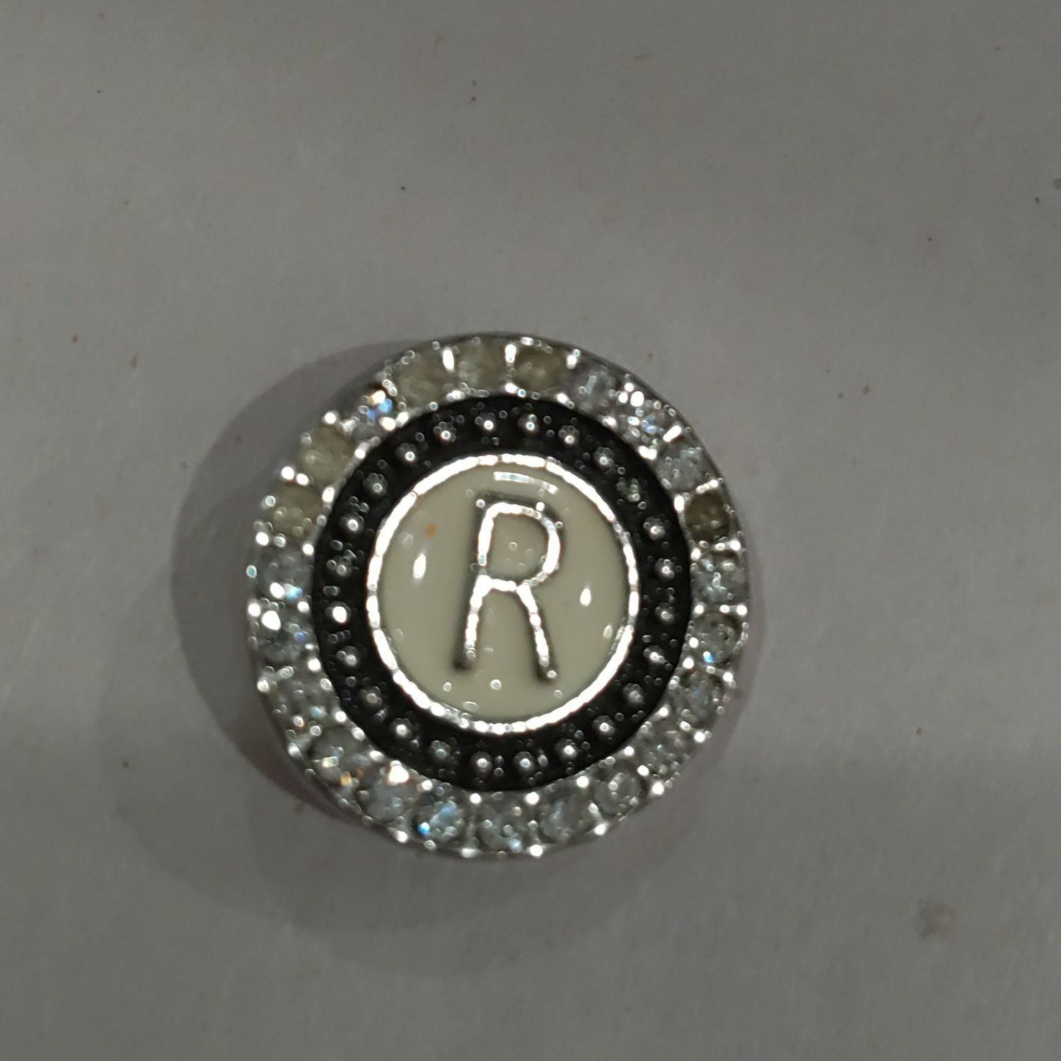 R Snap Charm 