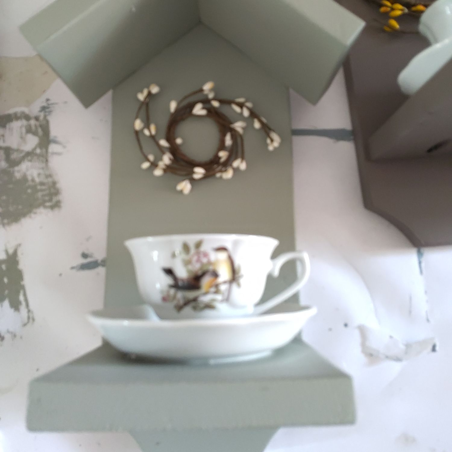 Teacup Birdfeeders
