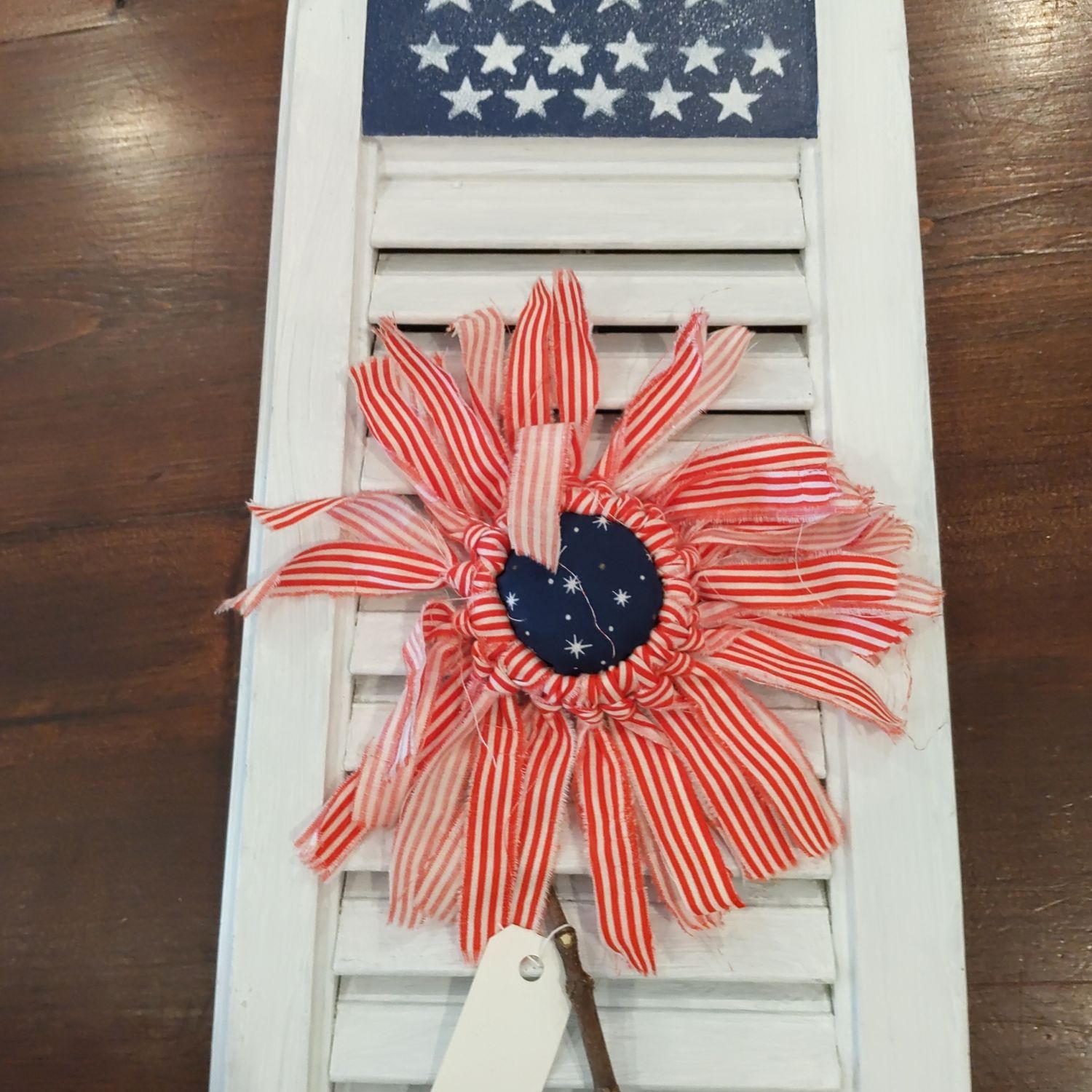 Flower On Shutter/wood