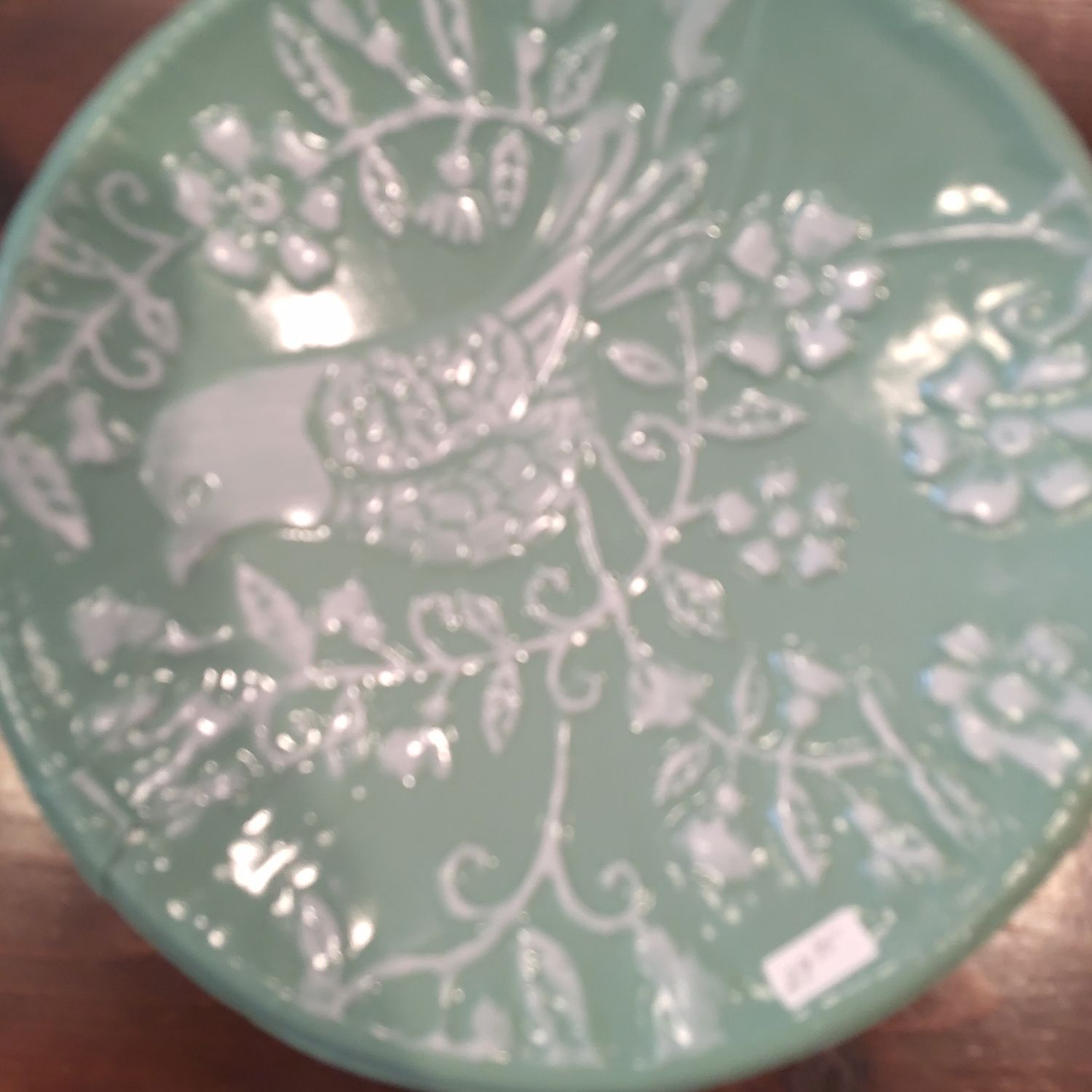 Lg  Bird Metal Plate