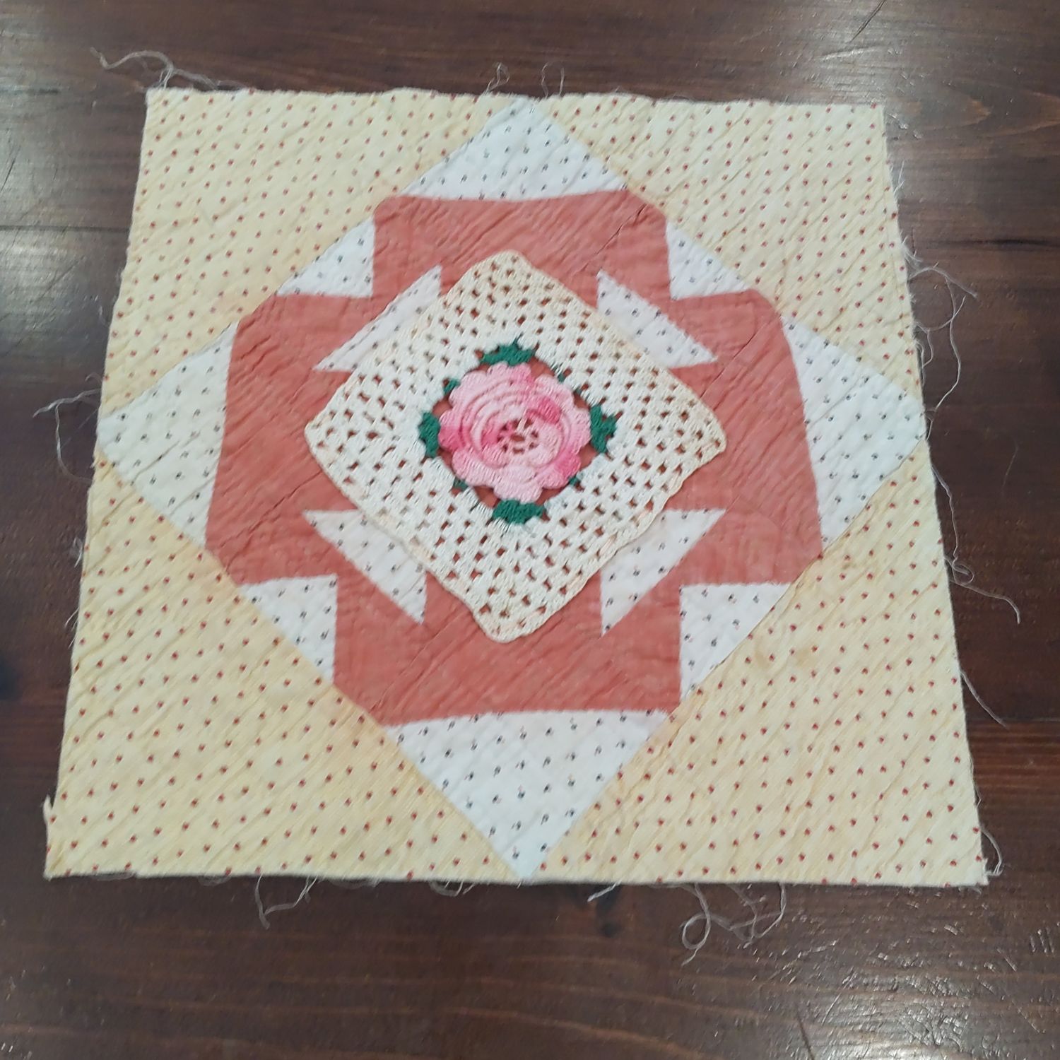 Quilting Square Doily 