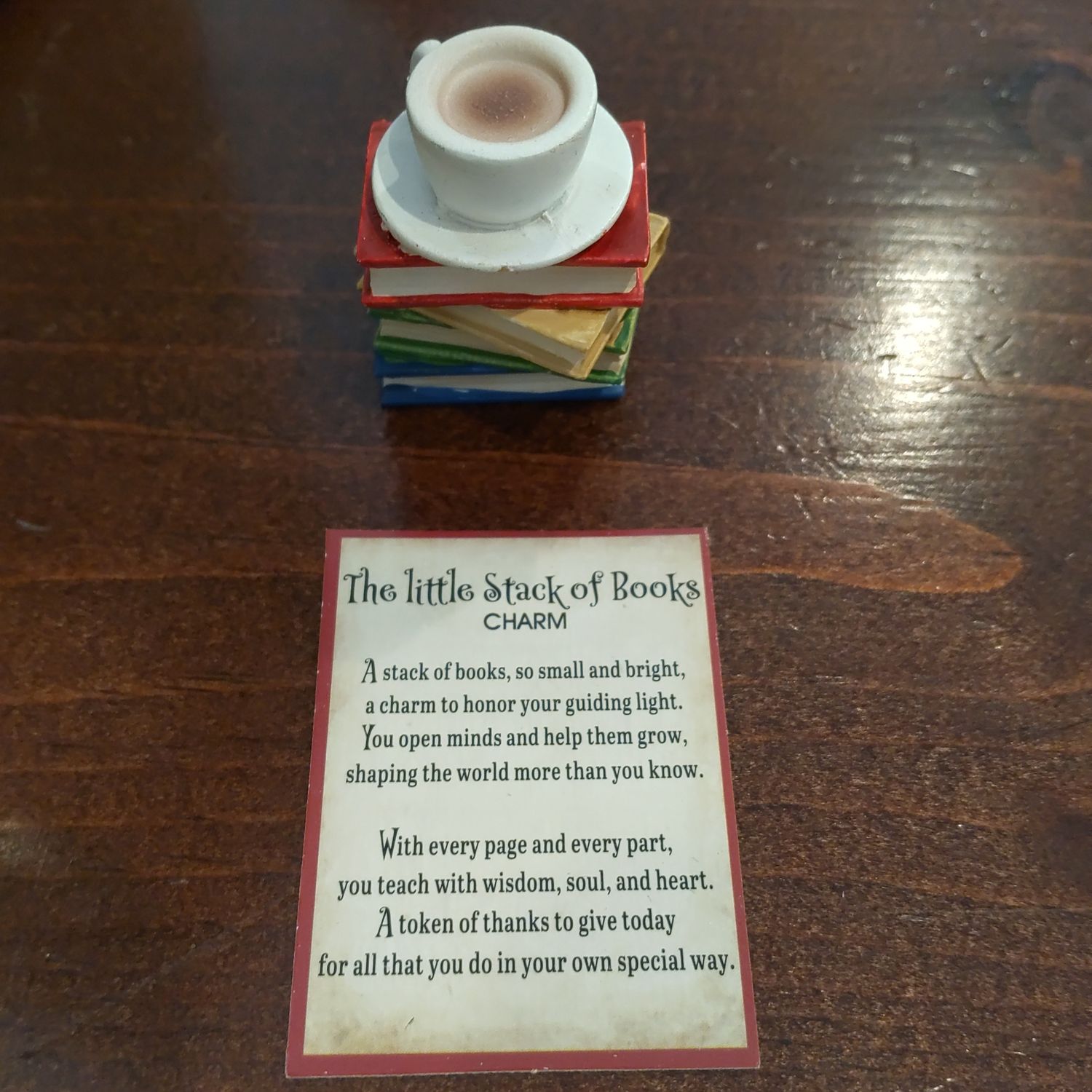 Stack Of Books Charm