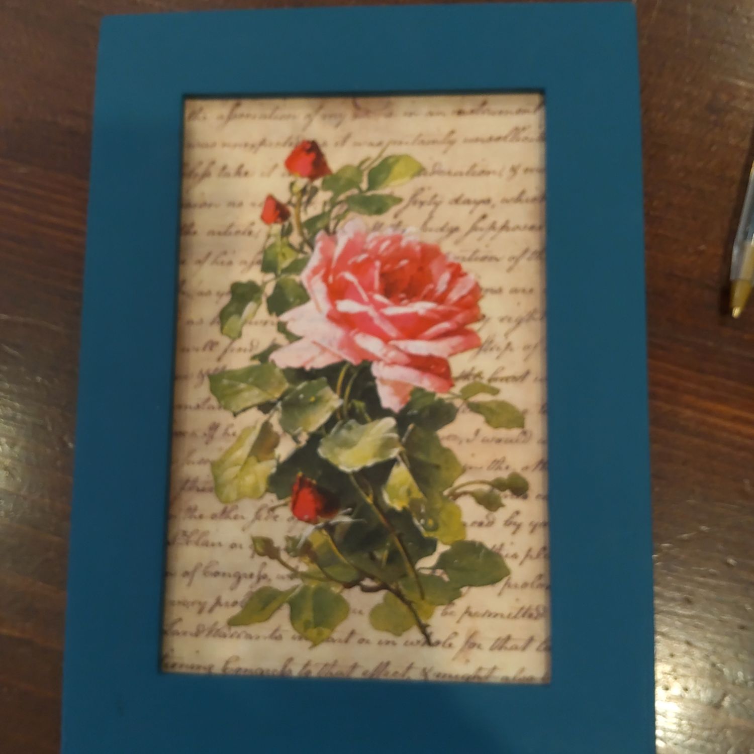 Kc Framed Rose Sm