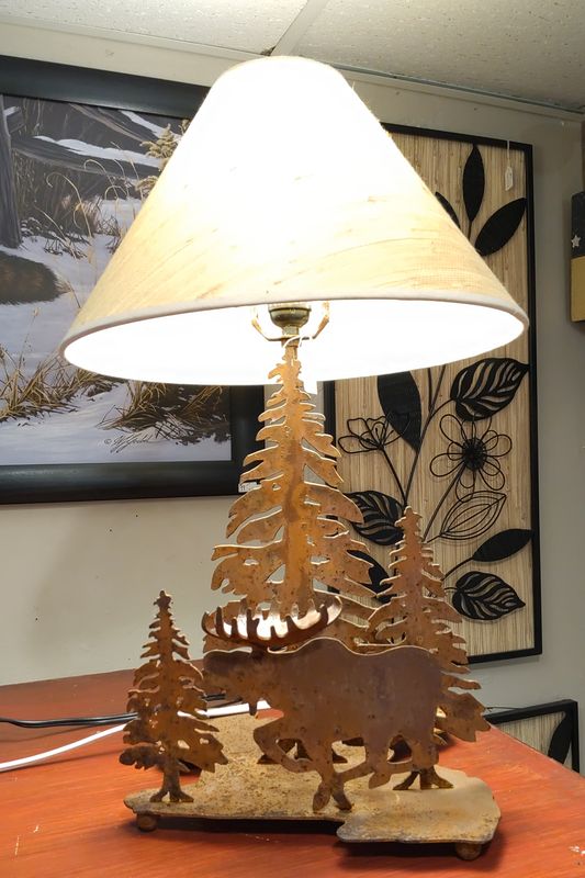 Metal Forrest Lamp