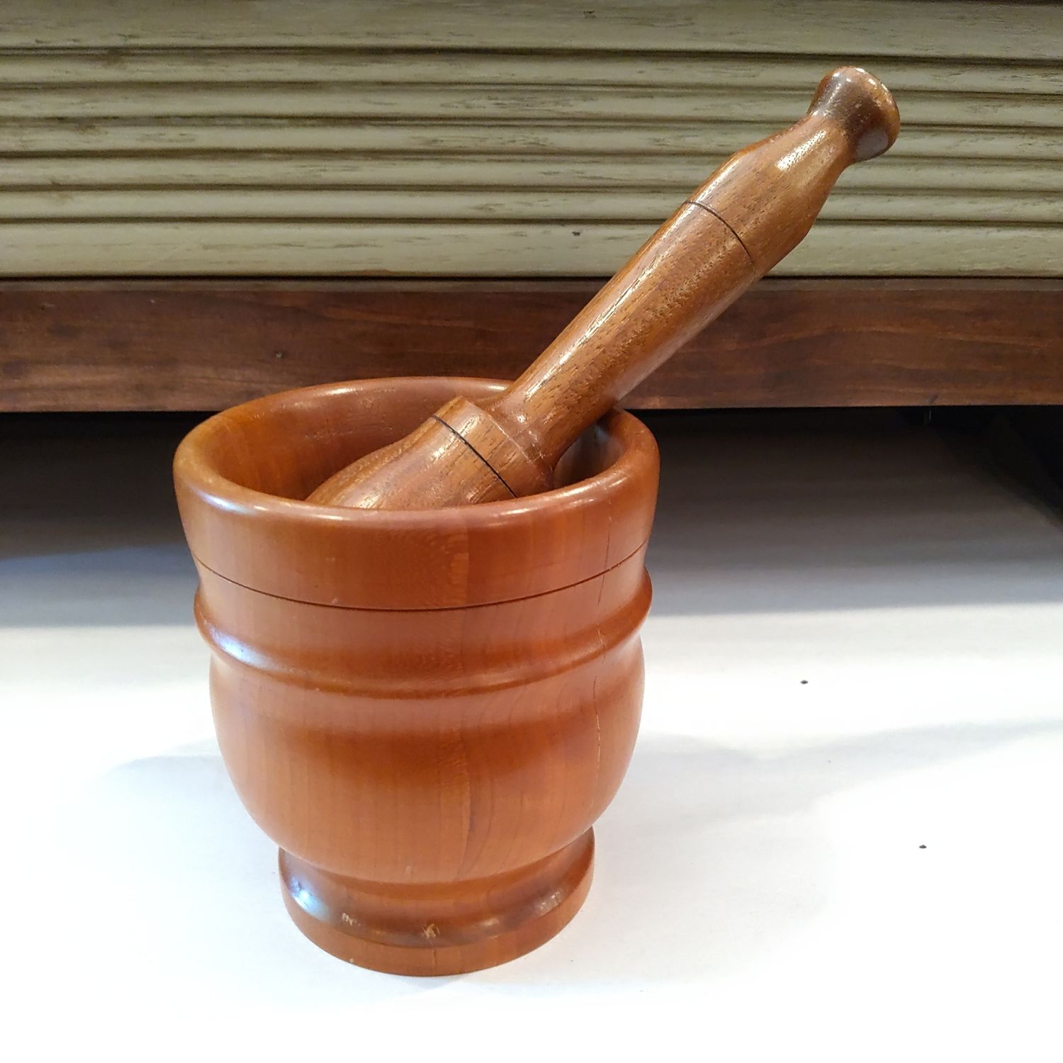 Wooden Mortar & Pestle 2 Pieces