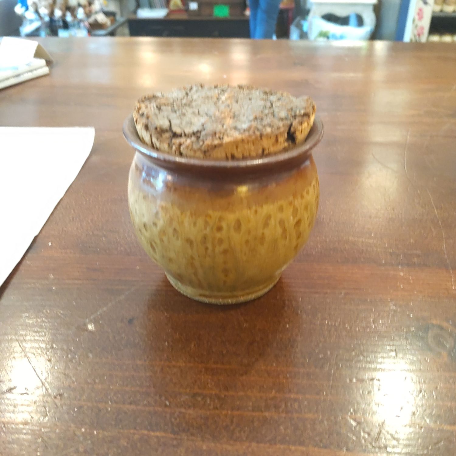 Jar Wirh Bark Lid