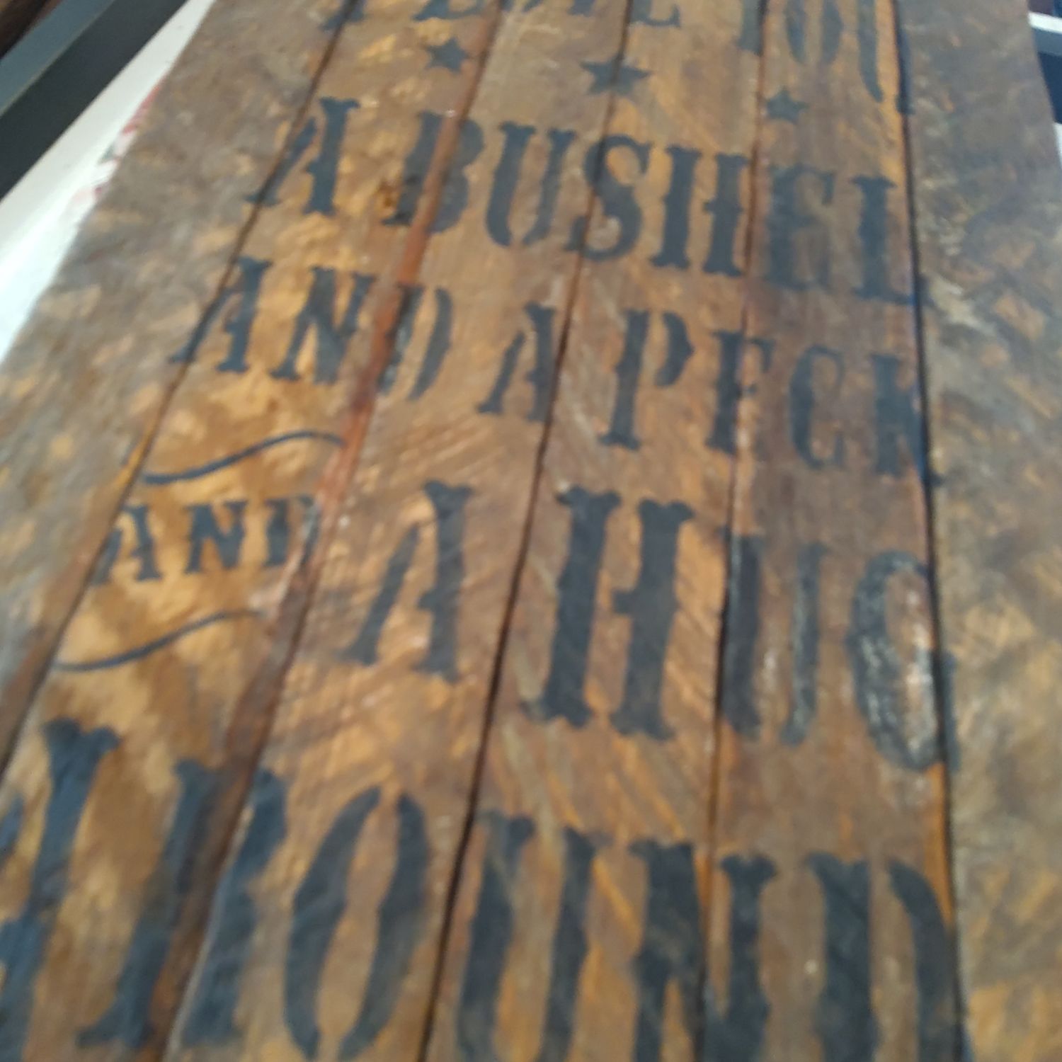 Bushel&Peck Sign