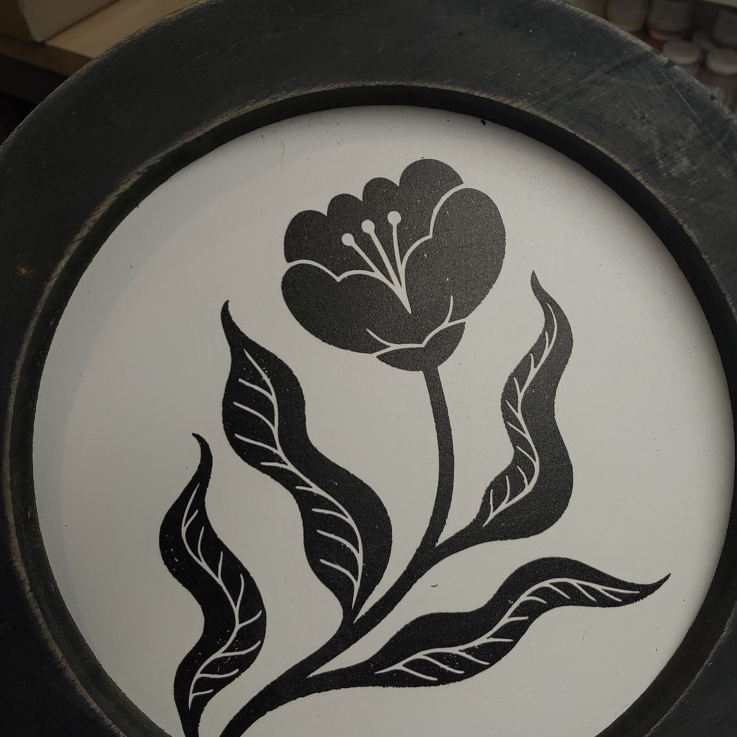 Flower Circular Frame