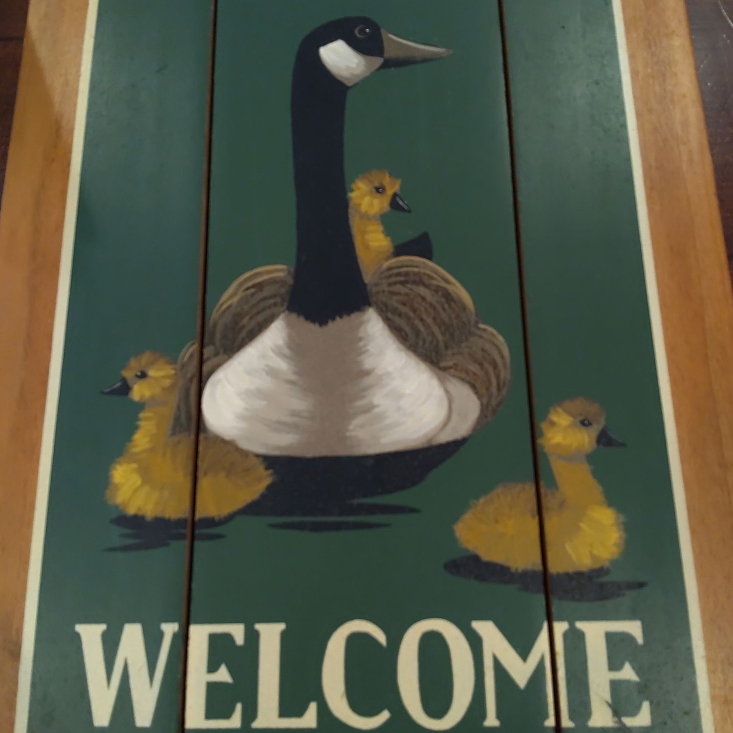 Wooden Duck Sign