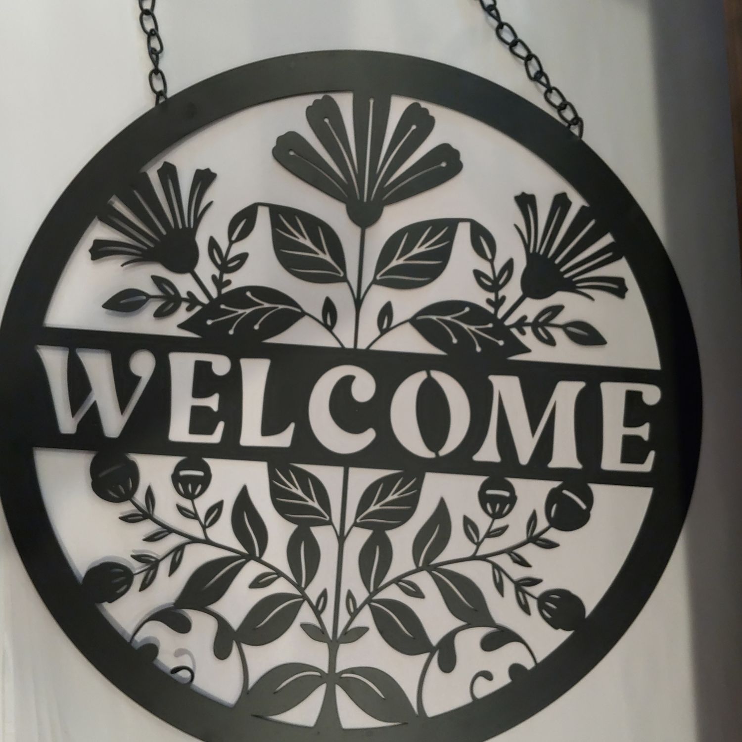 Welcome Metal Sign