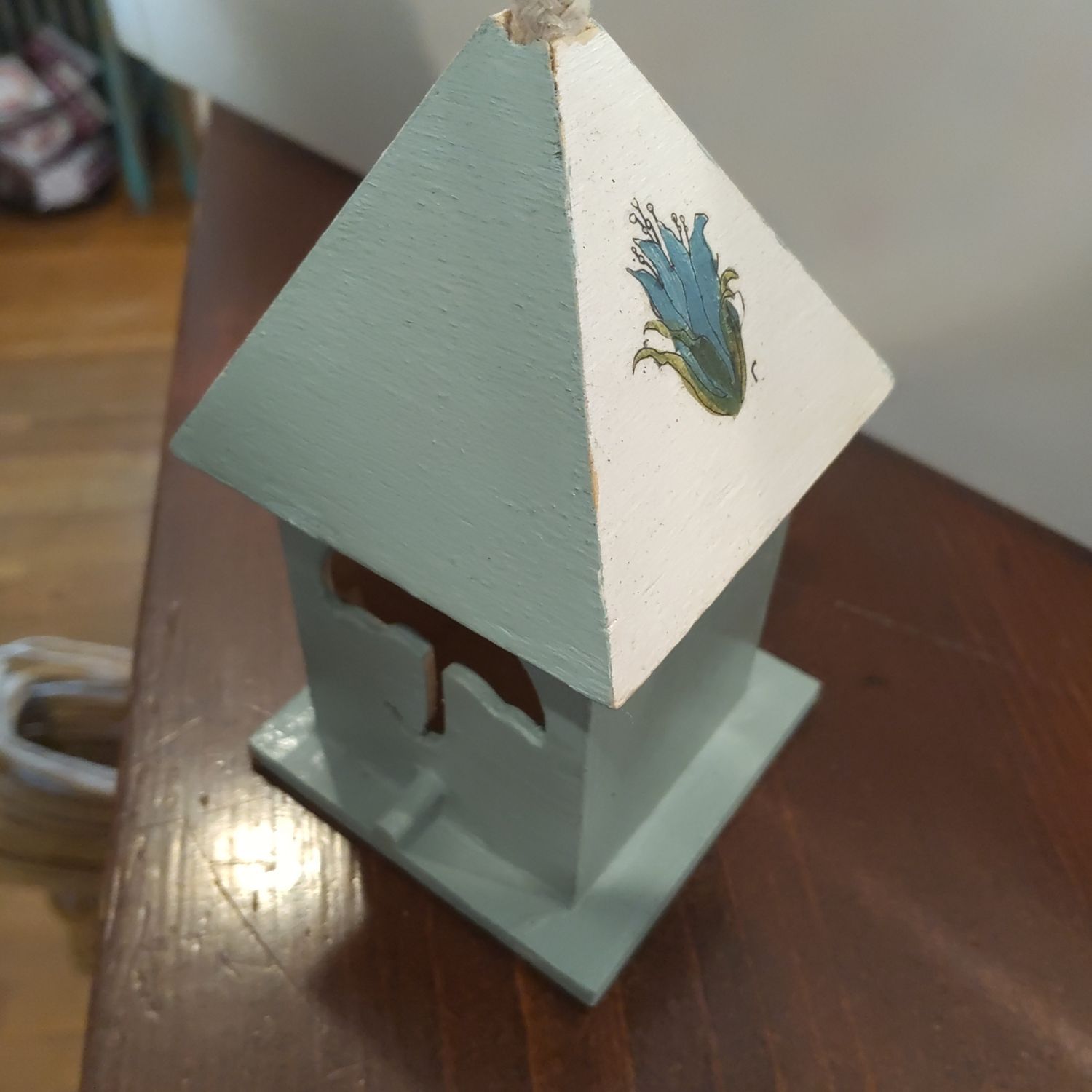 Mini Blue Birdhouse