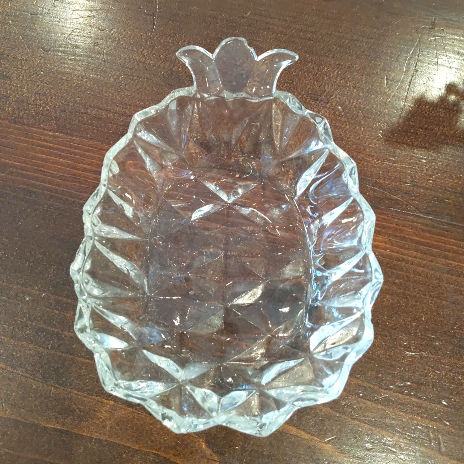 Glass Pineapple Dish