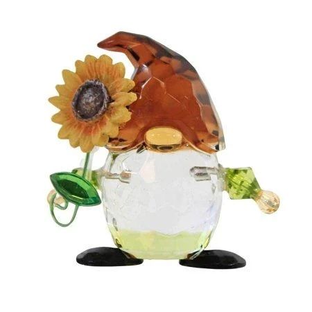 Ganz Sunflower Gnome Figurine, Acryli, Polyresin, Gift, 2.50-Inch Width, 2.50-Inch Height Ganz Sunflower Gnome Figurine, Acryli, Polyresin, Gift, 2.50-Inch Width, 2.50-Inch Height