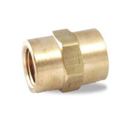 PIPE COUPLING 1/4" BRASS