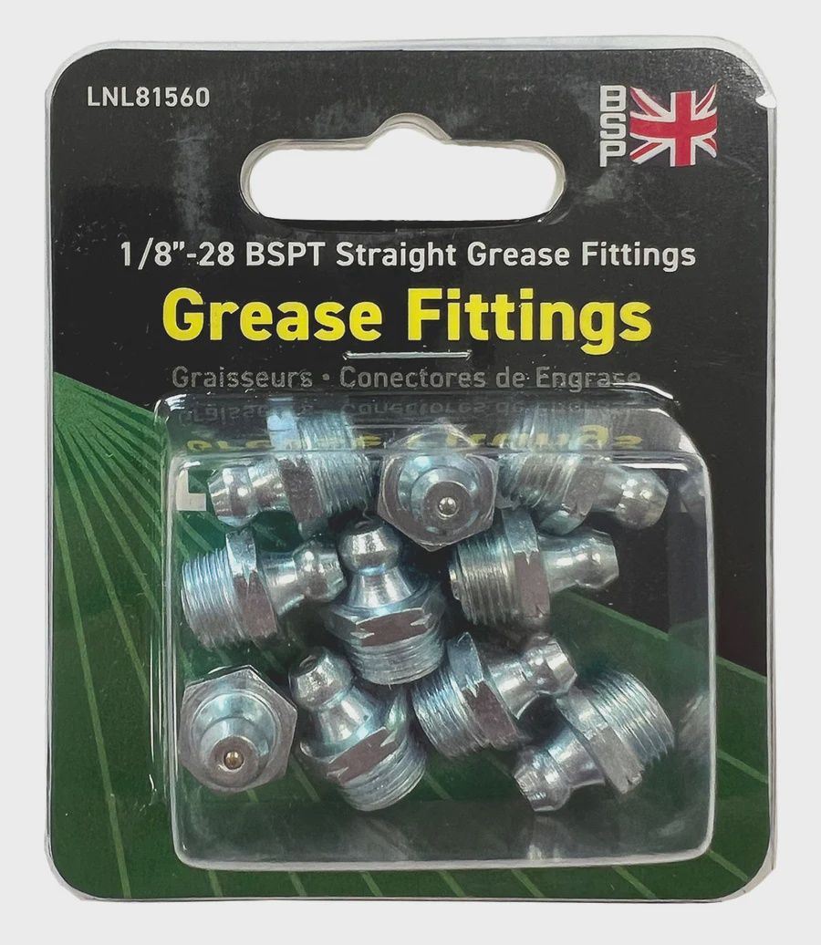 GREASE FITTINGS 1/8"-28 BSPT
