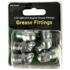 GREASE FITTINGS 1/4"-18 NPT 67.5°