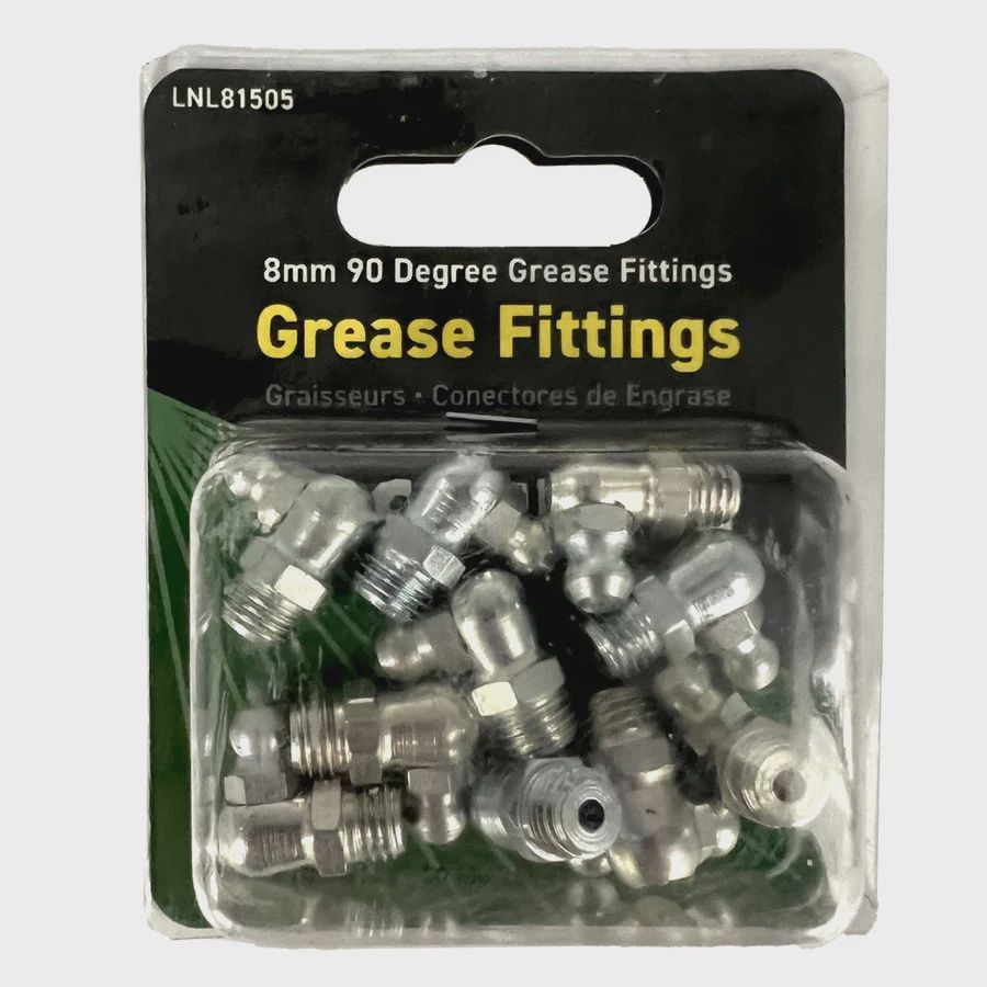 GREASE FITTINGS 8MM 90°