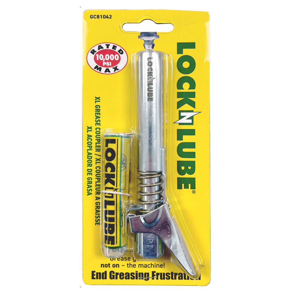 LOCKNLUBE GREASE GUN COUPLER XL