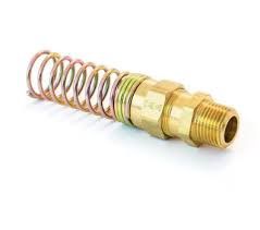 1/2" X 1/2" MALE HOSE CONNECTOR W/ SPRING