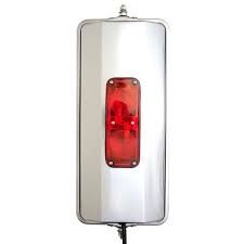 7"x16" HEATED ANGLE BACK WITH LIGHT