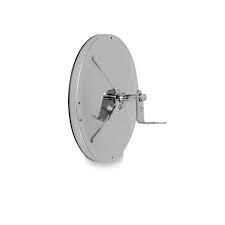 8.5" CONVEX HEAD CHROME CENTER MOUNT