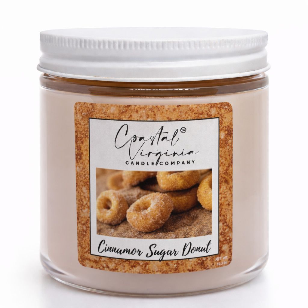 Cinnamon Sugar Donut Candle