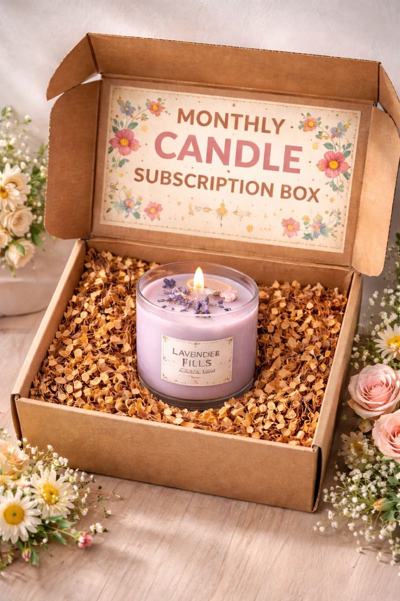 Candle Club + Subscription Box-Monthly