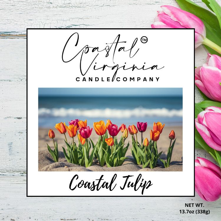 Coastal Tulip Candle