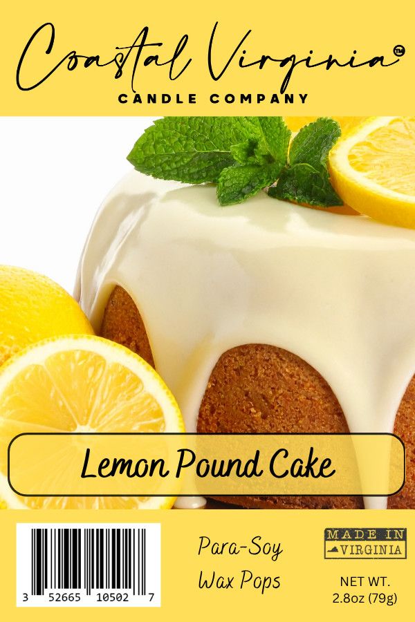 Lemon Pound Cake Wax Pop