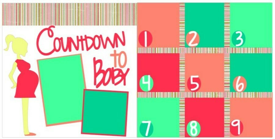 Countdown to Baby - Pink