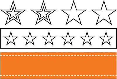 Stitches and Stars Banner Die