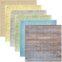 Lazy Days Collection Mosaic Grid Paper