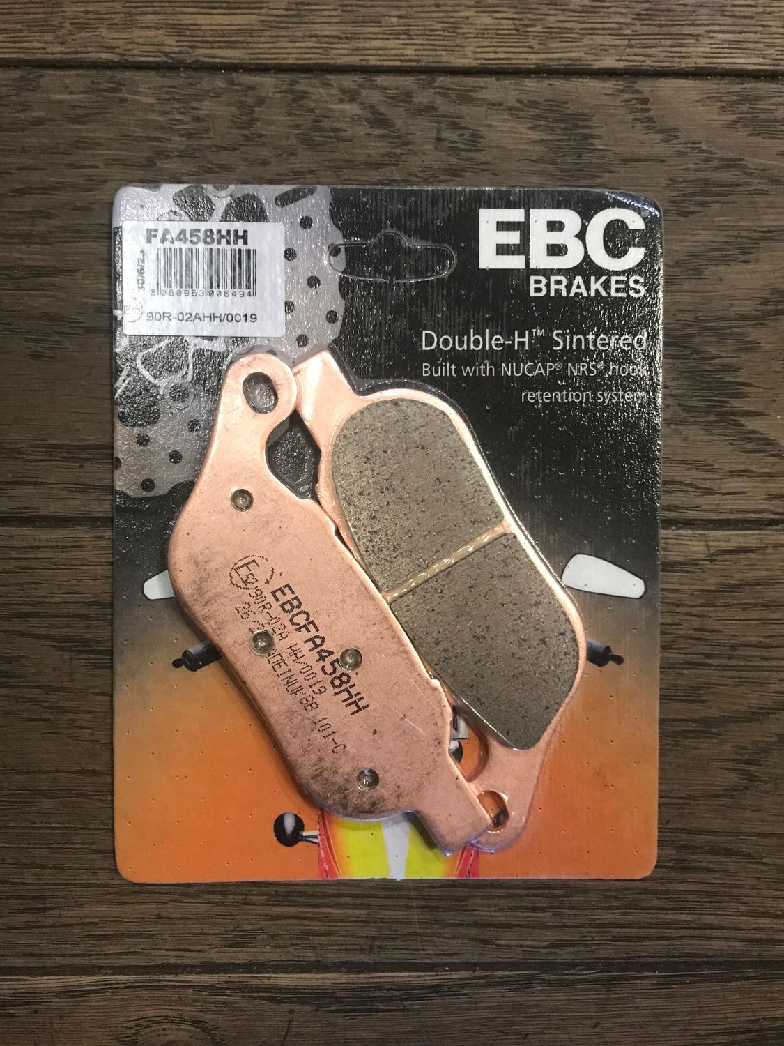EBC Sinter Bremsbeläge FA458HH für Softail und Dyna Modelle 2008 - 2017 hinten