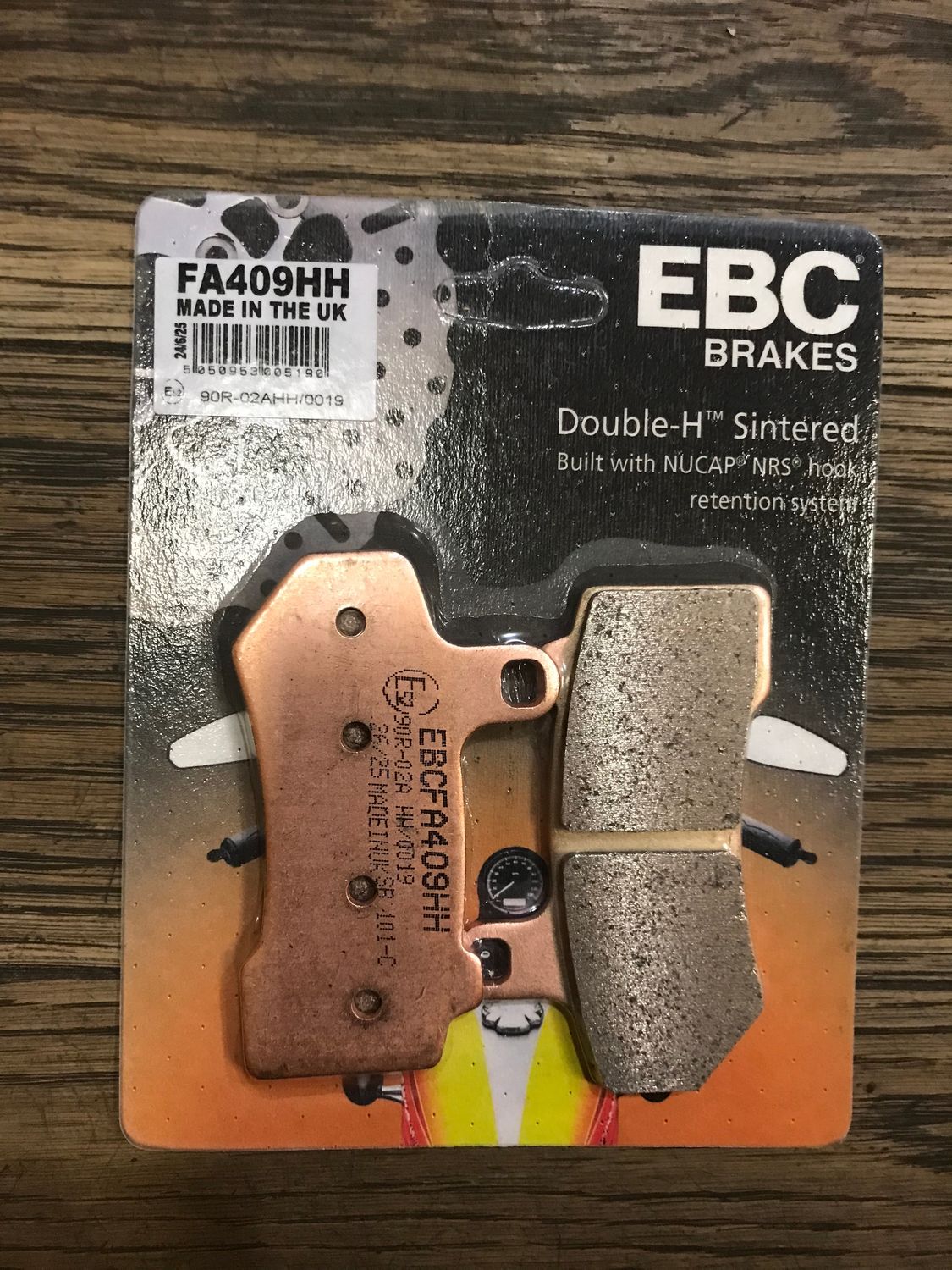 EBC Sinter Bremsbelaege FA409HH fuer Touring Modelle ab 2008 vorn und hinten