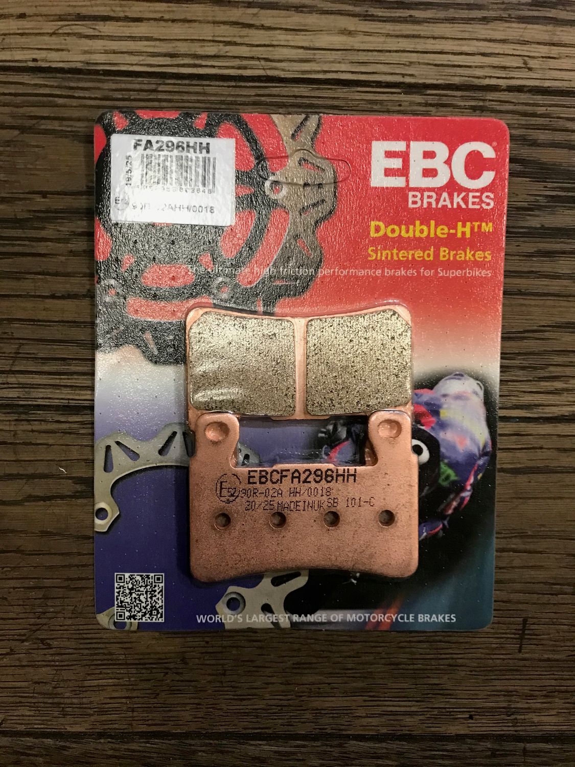 EBC Sinter Bremsbeläge FA296HH für Softail Modelle ab 2015 vorn 