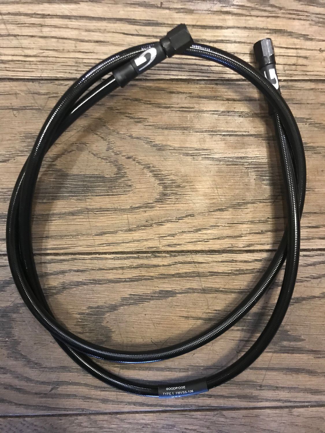 Goodridge Bremsleitung verschiedene Längen, schwarz