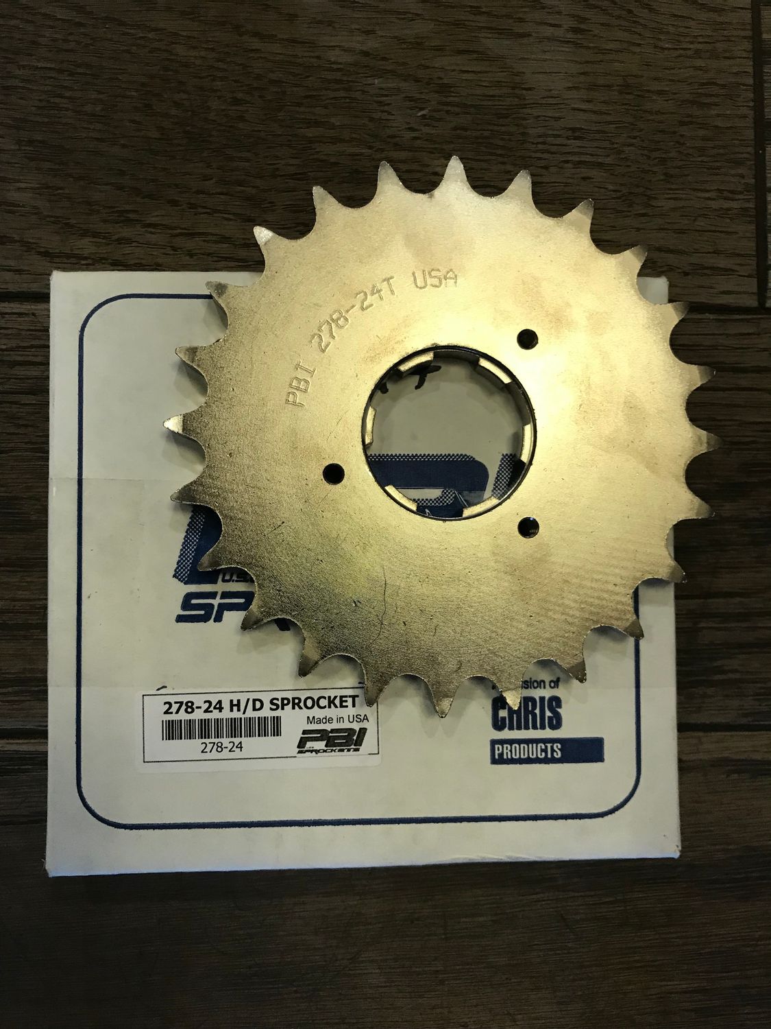 PBI Ritzel 24 Zähne für Harley 4-Gang BT 79-85, getrieberitzel