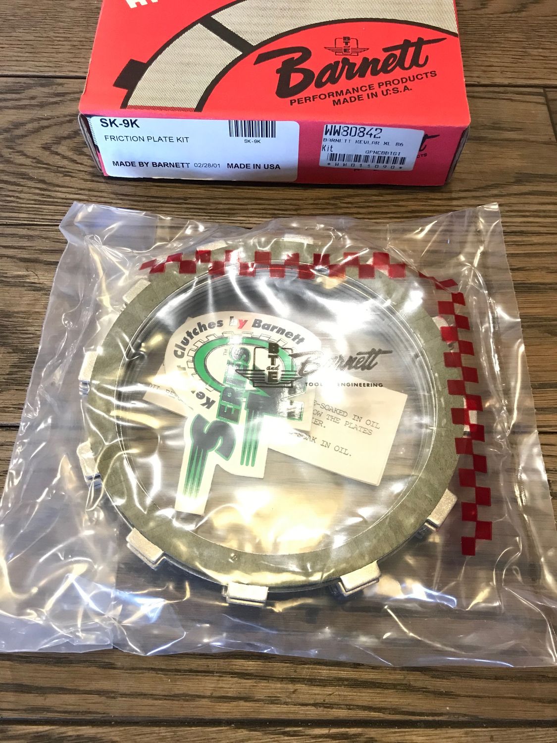 banett kupplunsgbeläge fuer harley sportster 84-90, Barnett neu 302-30-10090