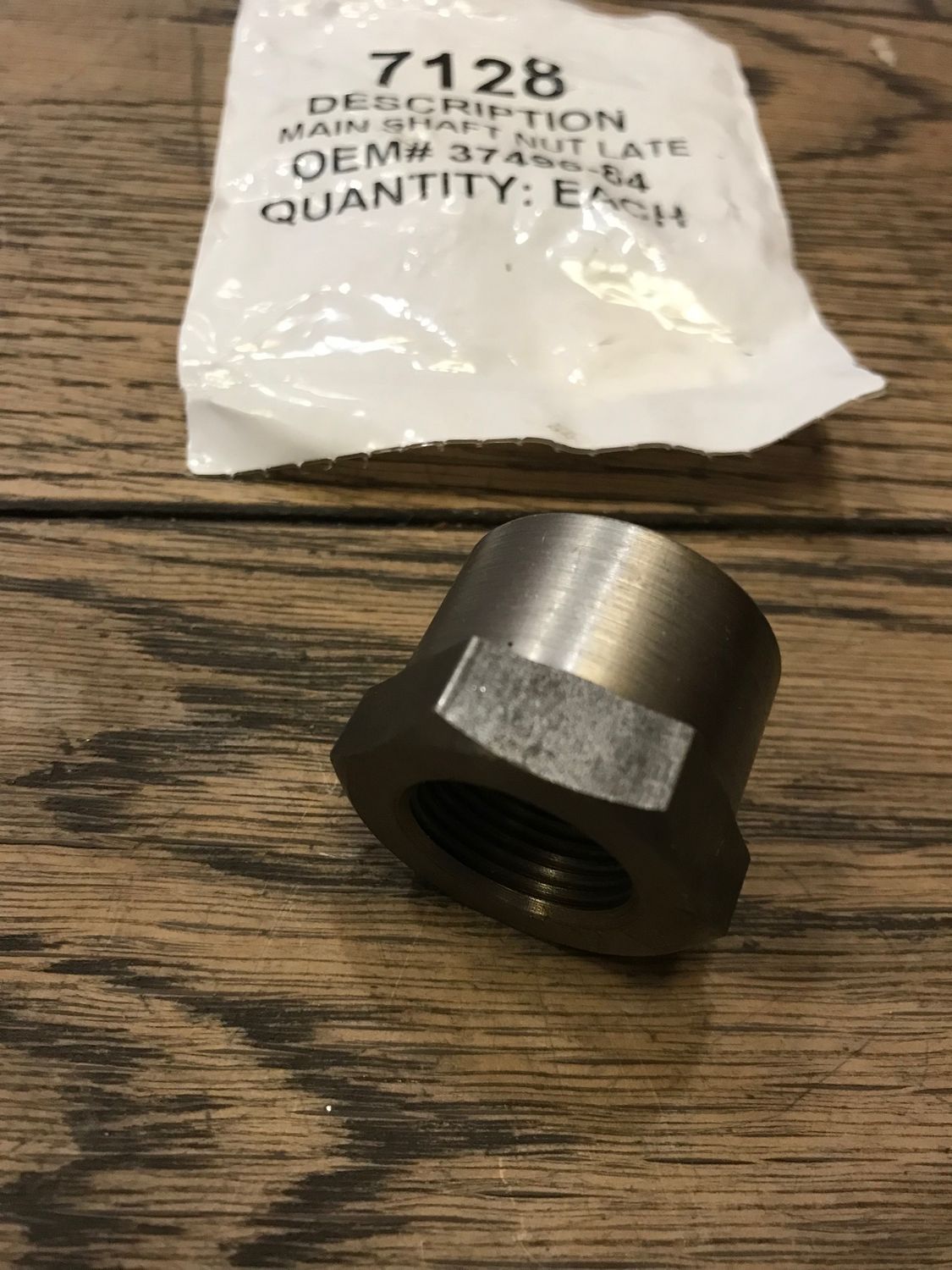 Mutter für Kupplungsnabe von Bender Cycle für Harley Big Twin 84-89