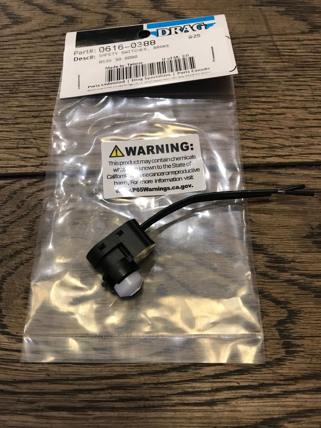 bremslichtschalter vorn fuer harley can bus modelle ab 2011 - ausser touring