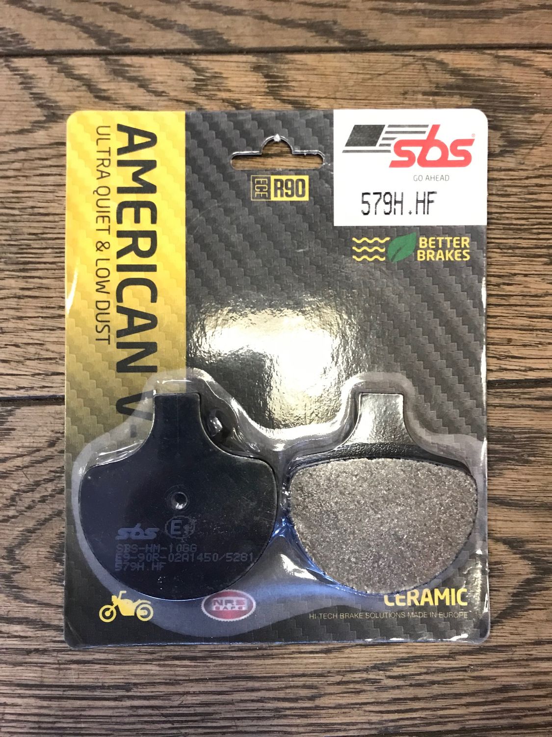 SBS Bremsbelaege ceramic fuer harley 84-99 vorne, ersetzt 44063-83