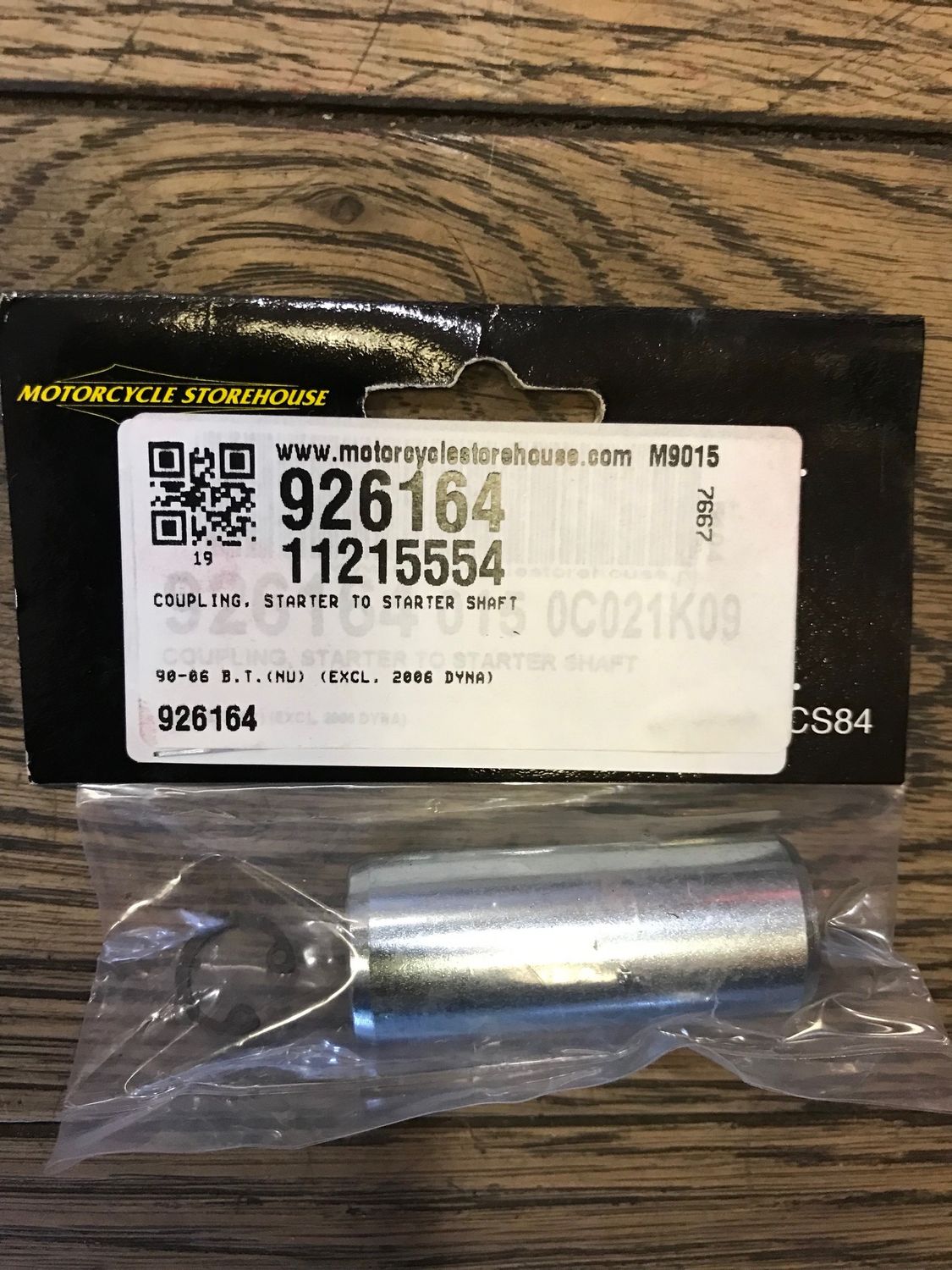 motorcycle storehouse 926164, kupplung zwischen anlasser und anlasserwelle fuer harley big twins 90-06