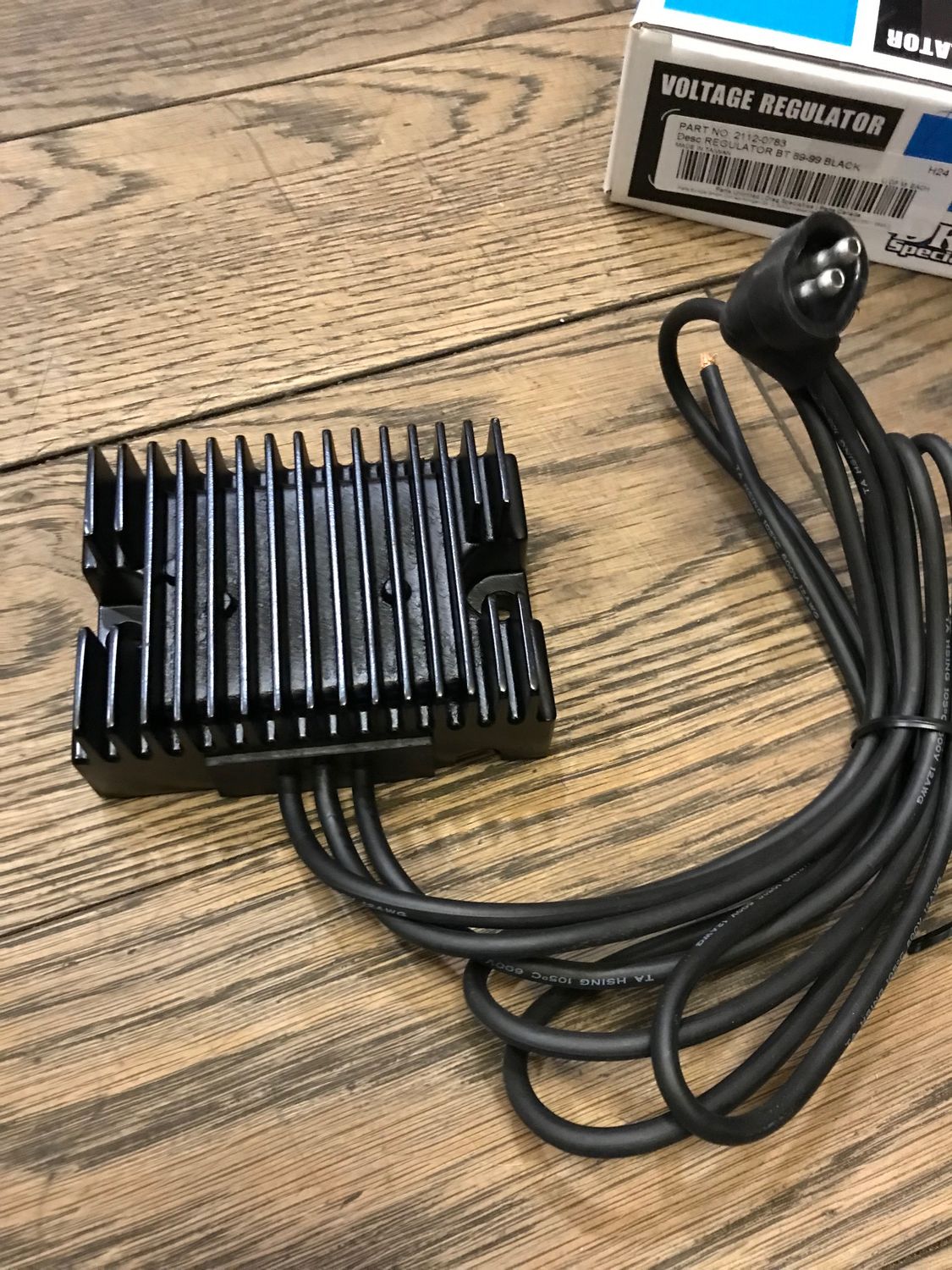 guenstiger regler fuer harley big twin 89-99, schwarz von drag specialties 21120783, ersetzt 74519-88