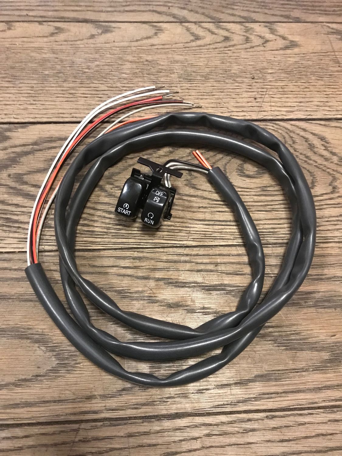 lenkerschalter mit kabel fuer harley armaturen 96-13, ersetzt 71589-96, 71589-96a