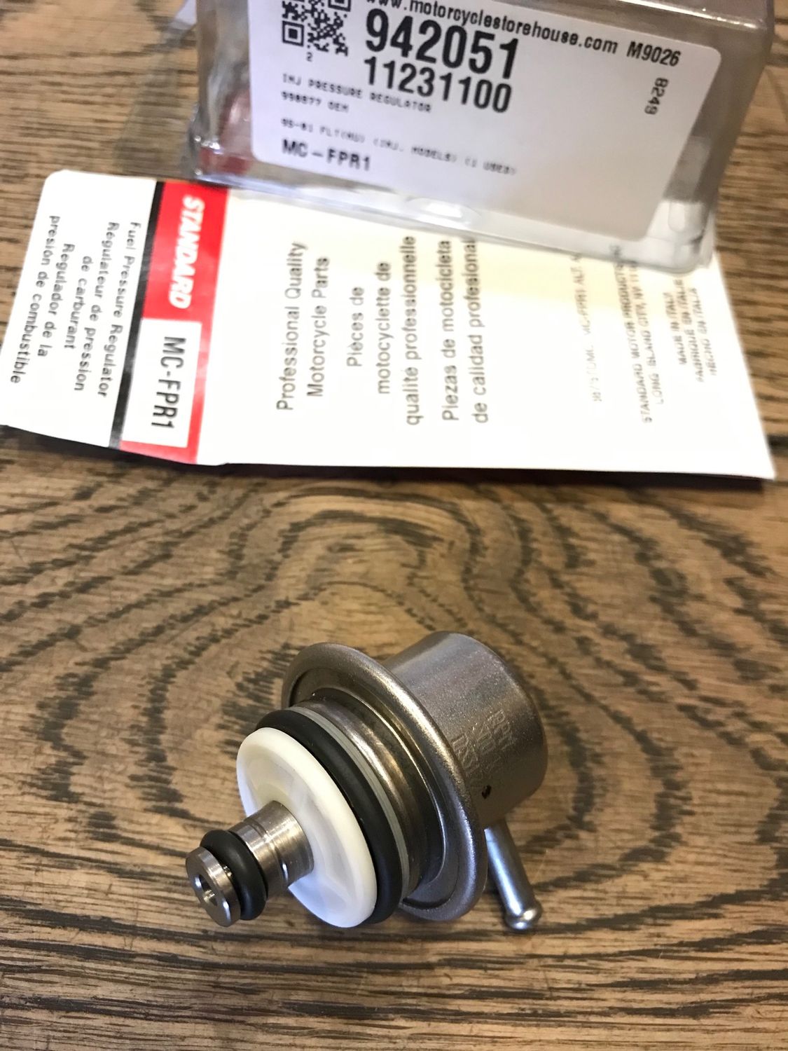 fuel pressure regulator, benzindruck regler mc-fpr1 fuer harley touring 95-01, ersetzt 27219-95