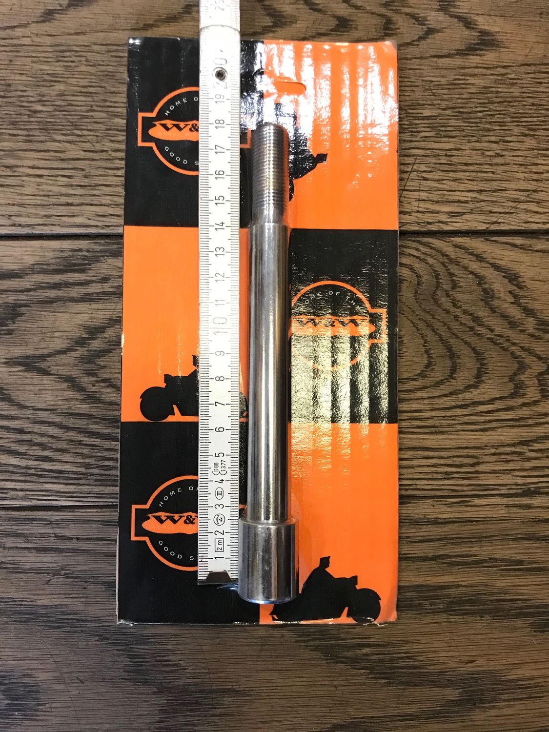 vorderachse fuer harley sportster 54-72 mit schmaler gabel und trommelbremse, ersetzt 43871-52