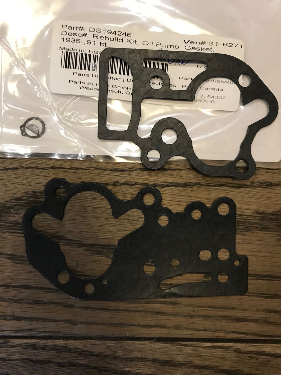 s&amp;s 31-6271, dichtsatz fuer s&amp;S oelpumpe 36-91