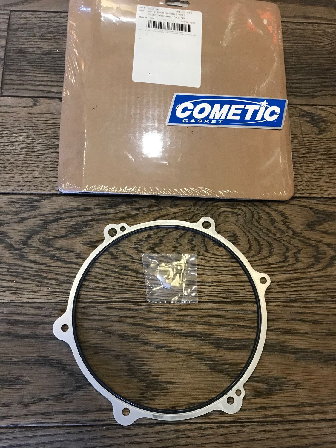 cometic dichtung / spacer fuer ptimaer zum motor fuer harley twin cam 07-17, ersetzt harley 34934-06